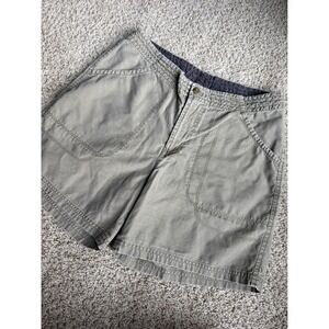 Columbia Women's Size 10 Hiking Shorts Sage Green 100% Cotton Utility Trail